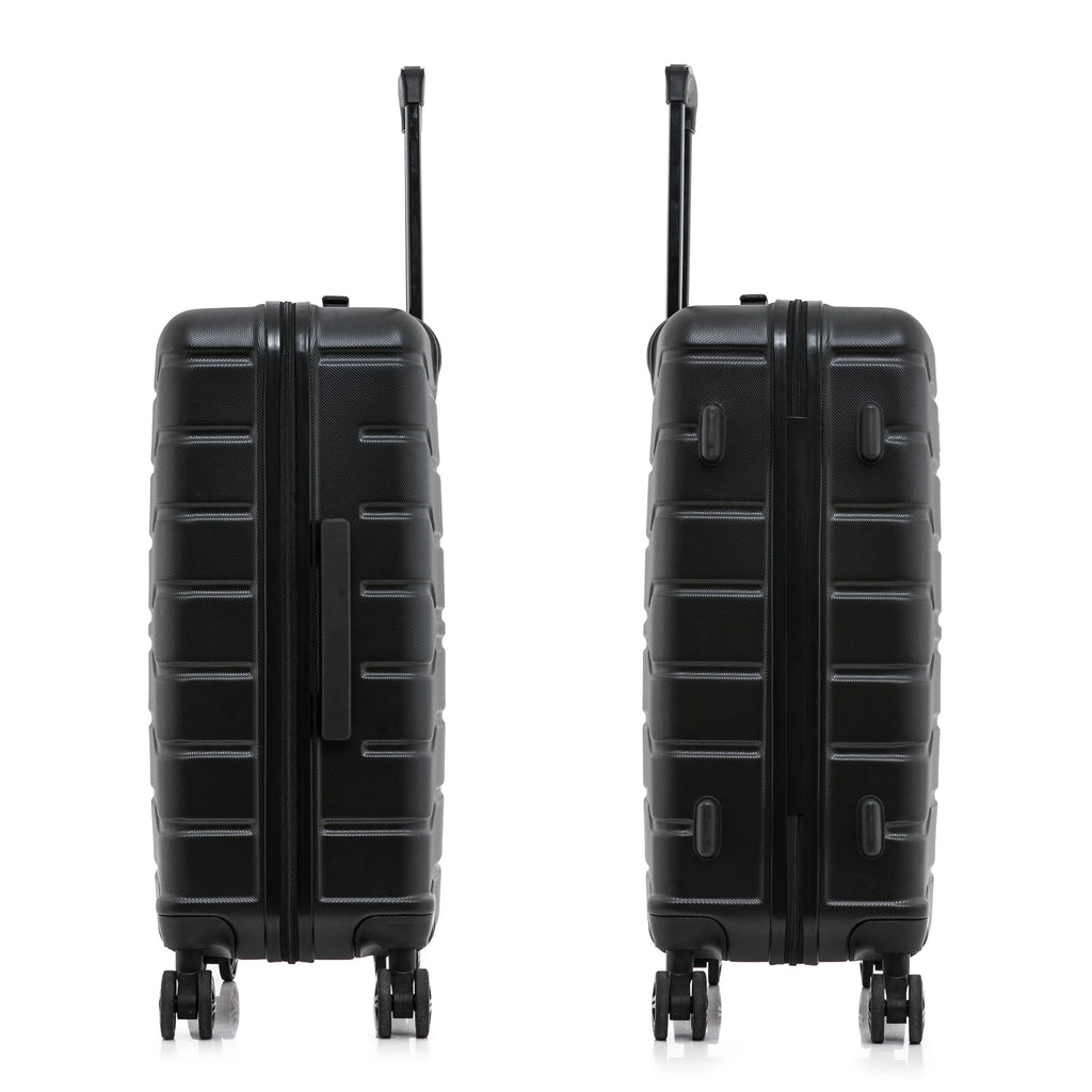 24" Hardside Lightweight Luggage with Spinner Wheels, Black T8873