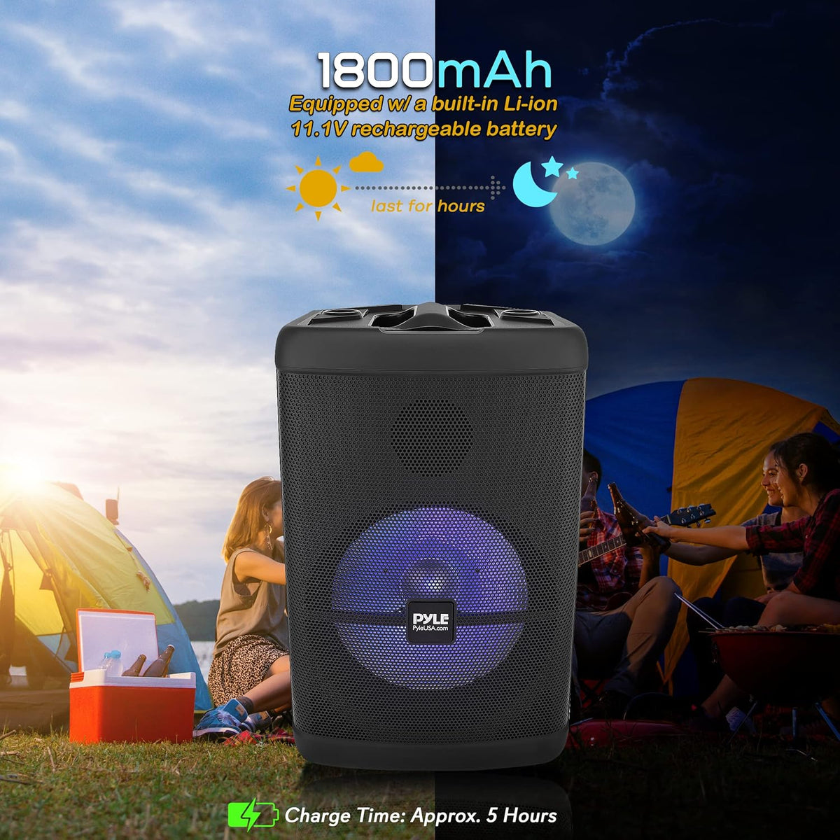 500W 15” Rechargeable Portable Bluetooth PA Speaker F299