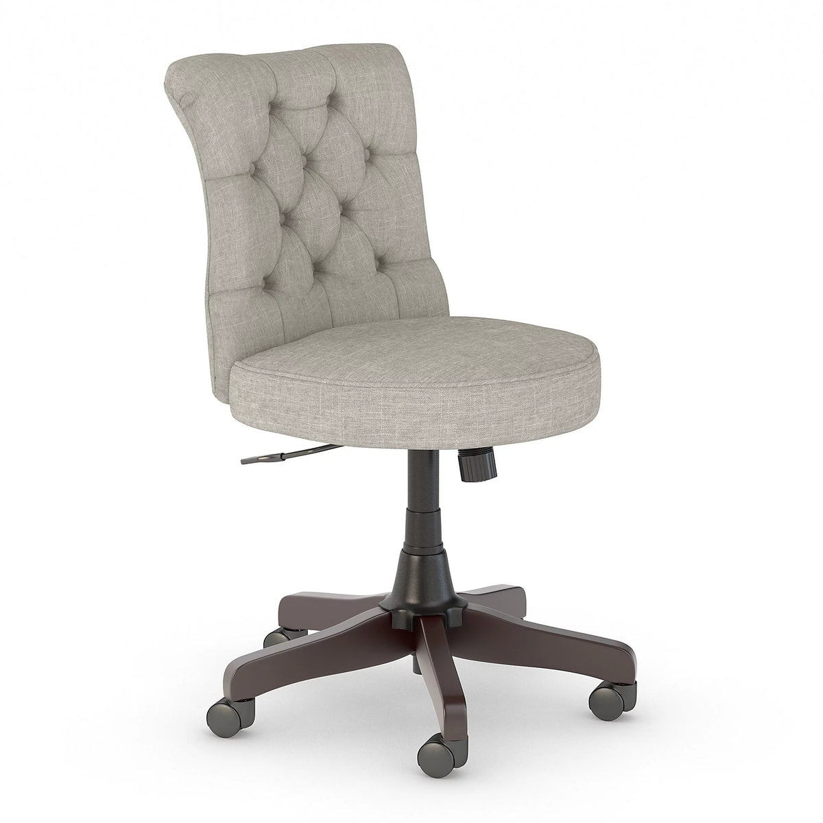 Light Gray Fabric Tufted Office Chair U5834