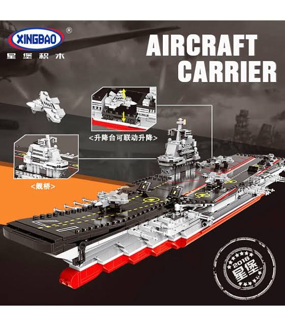 Aircraft Carrier Building Bricks Toy Set G707