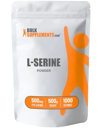 L-Serine 2000mg Powder Gluten Free Supplement I38810