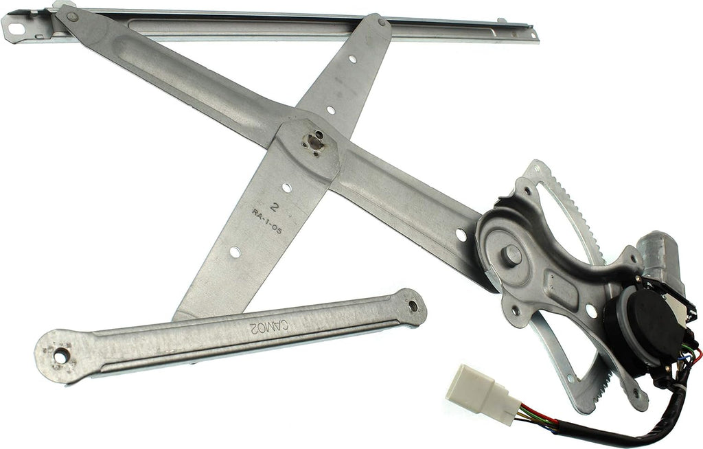 Front Window Regulator with Motor 5 Pins Driver Side Pack of 2 Y873