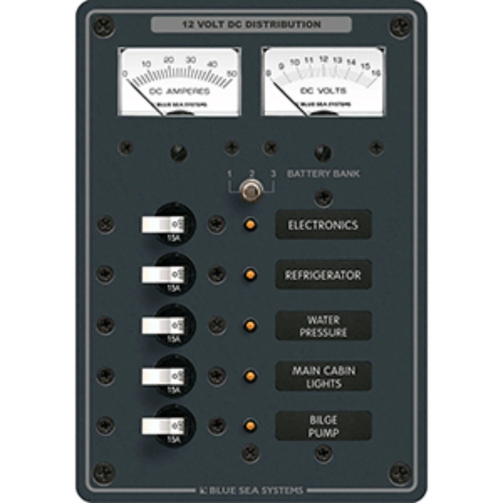 5 Position Toggle Branch Circuit Breaker Panel D341