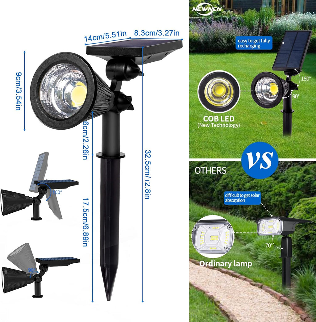 4 Pack Adjustable Solar Spot Lights G25630