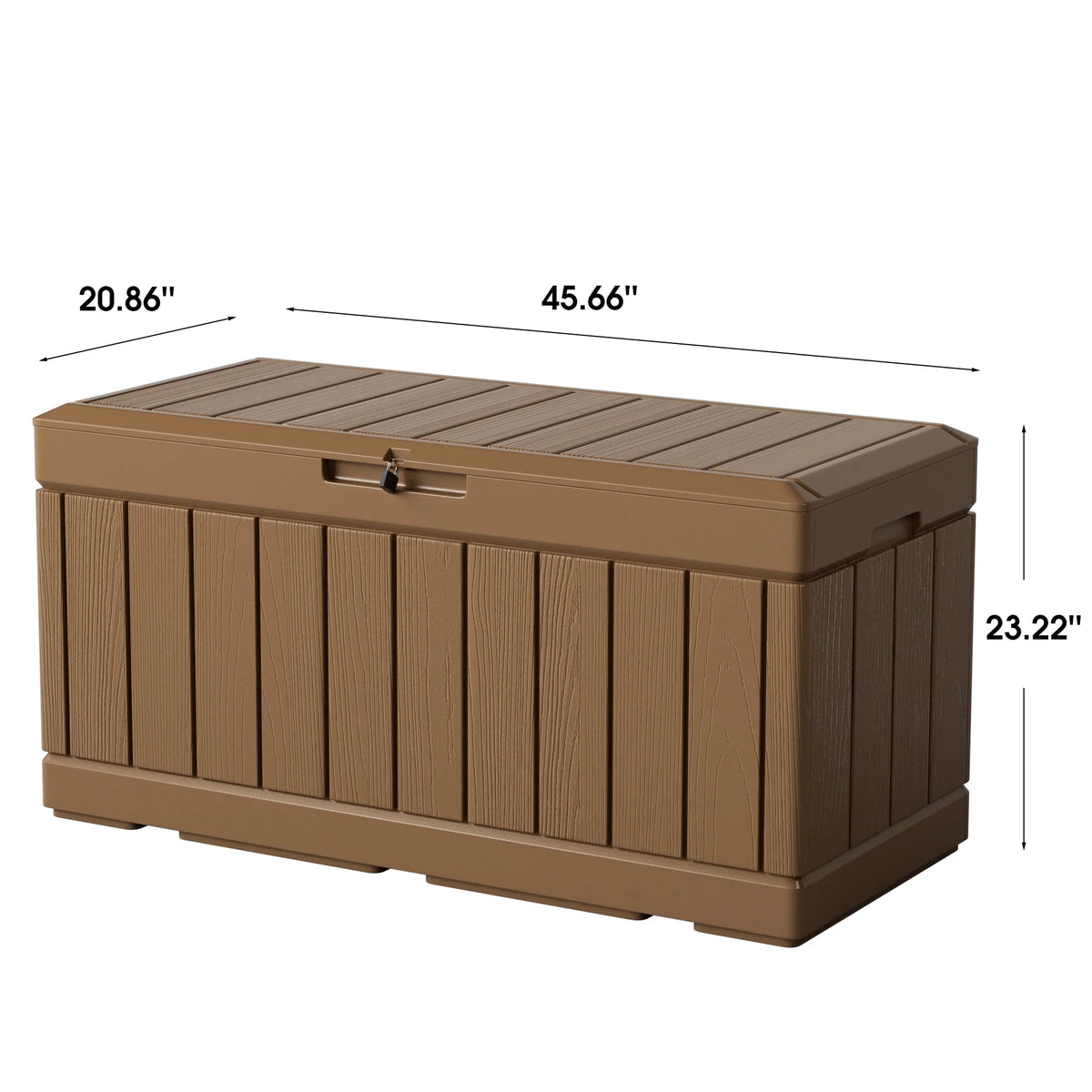 82 Gallon Resin Lockable Deck Box D268