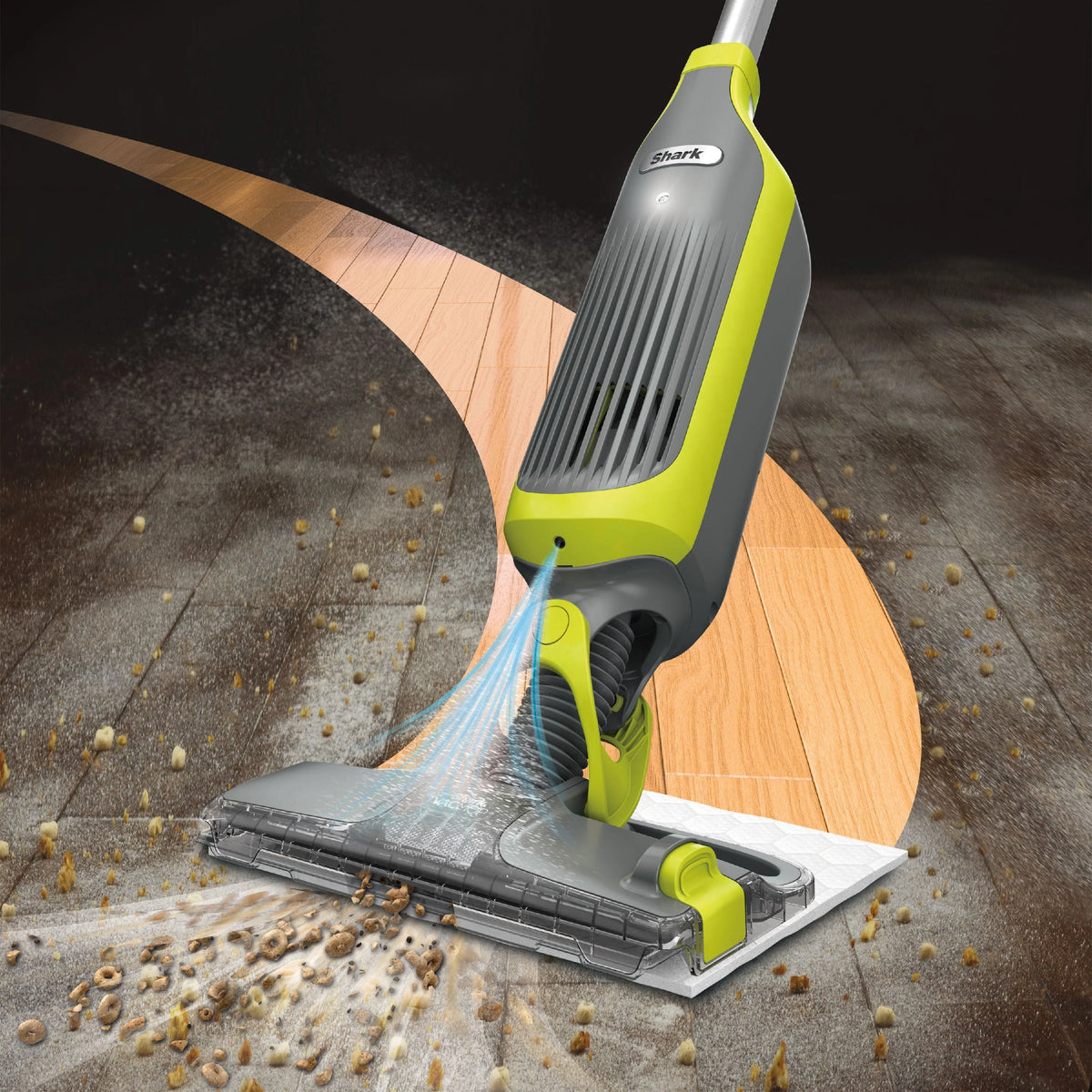 Cordless Hard Floor Vacuum Mop with Disposable Pads C814950