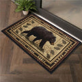 Black Machine Made Rectangle Rug R68724
