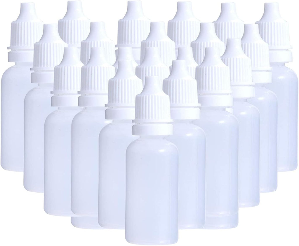 15ml Plastic Dropper Bottle with Childproof Cap, Pack of 2 T7335
