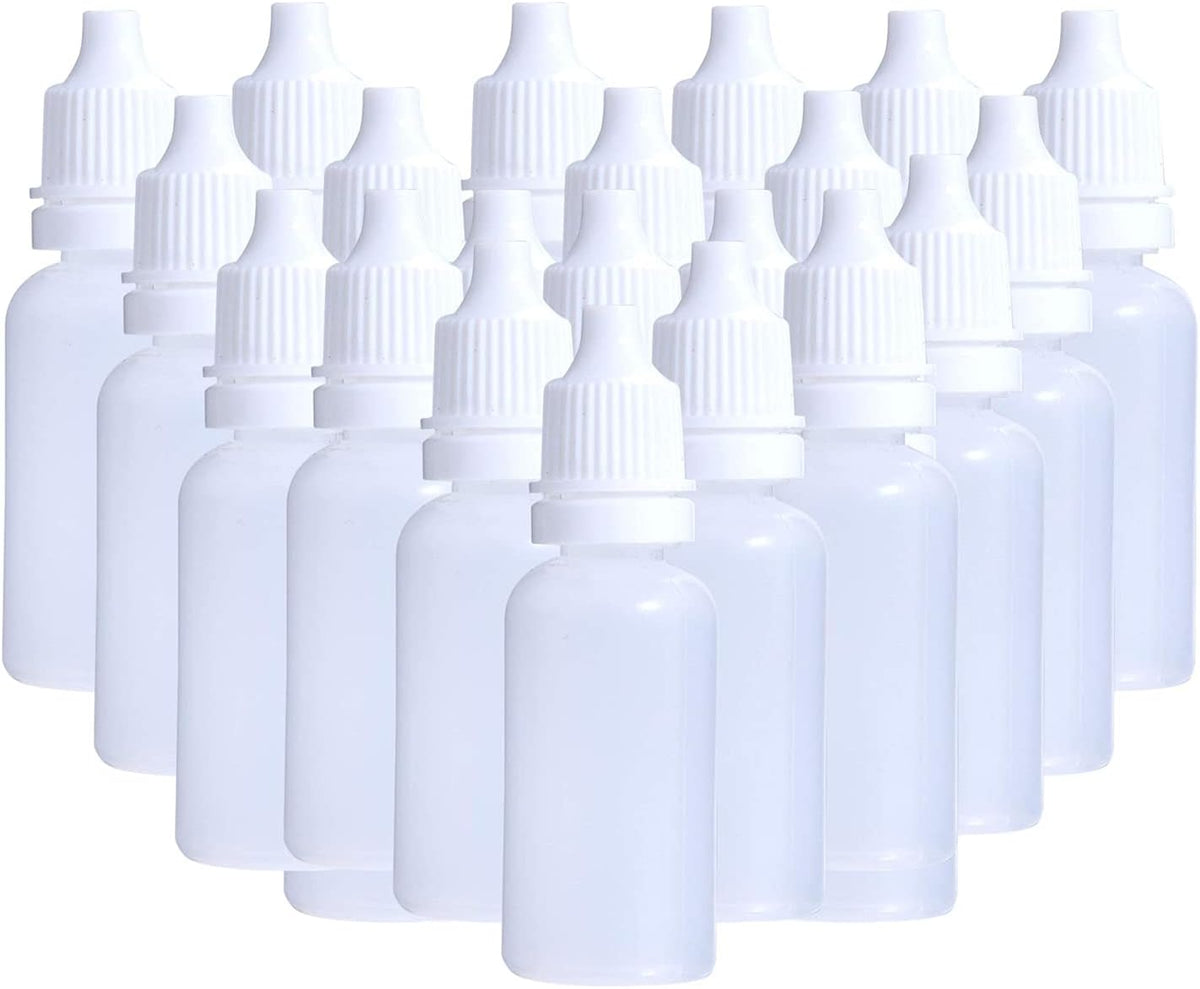 15ml Plastic Dropper Bottle with Childproof Cap, Pack of 2 T7335