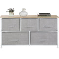 Steel Frame 5-Drawer Dresser G7219