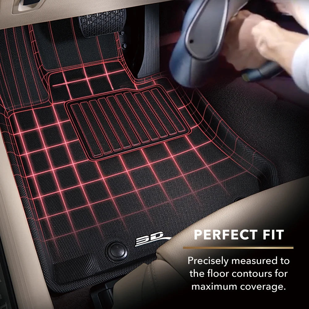 3D MAXpider KAGU Floor Mat (BLACK) Front Row S16590