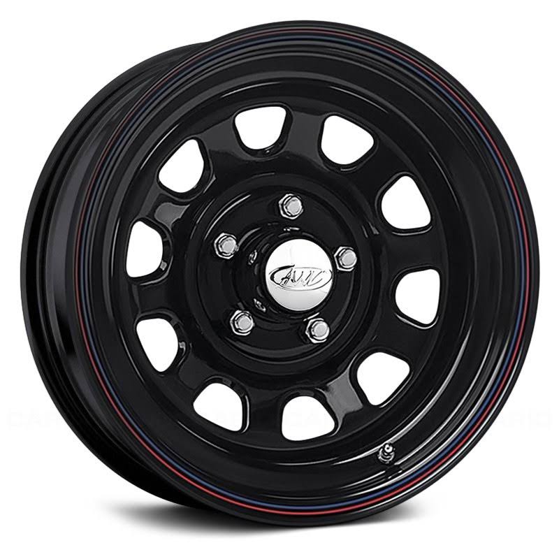 51 Daytona Wheel 15x10 5x4.5 (5x114.3) Black -38 mm C5176