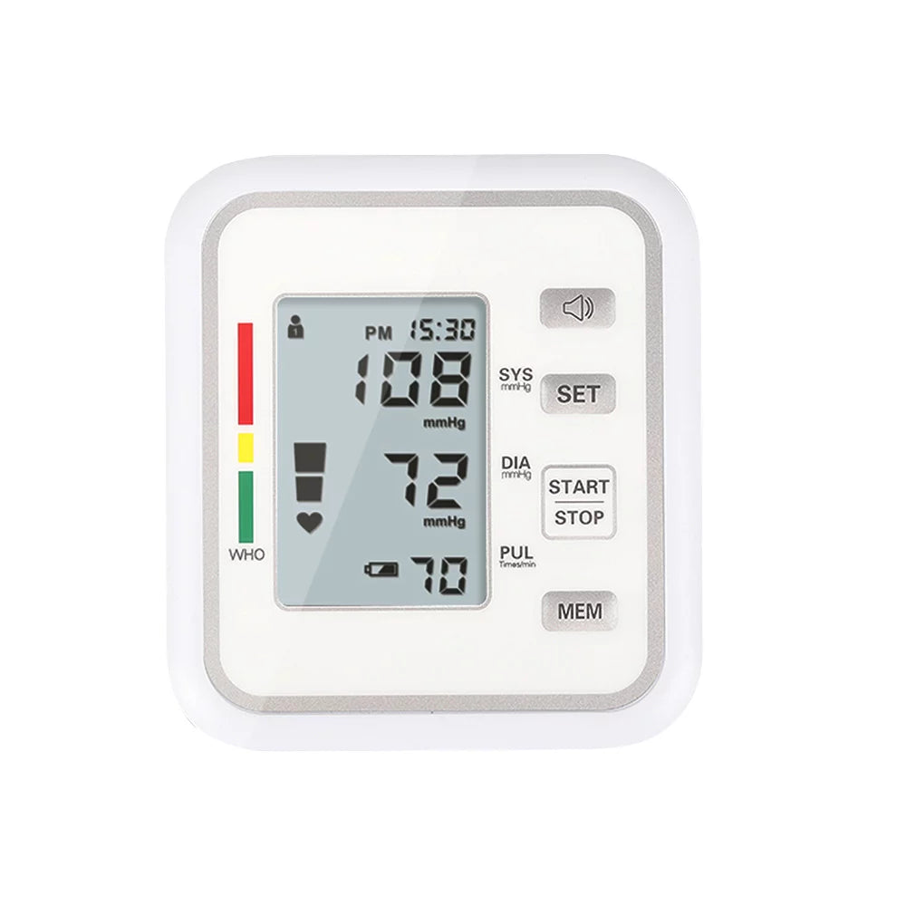 Upper Arm Automatic Electronic Blood Pressure Meter with LCD Display B370820