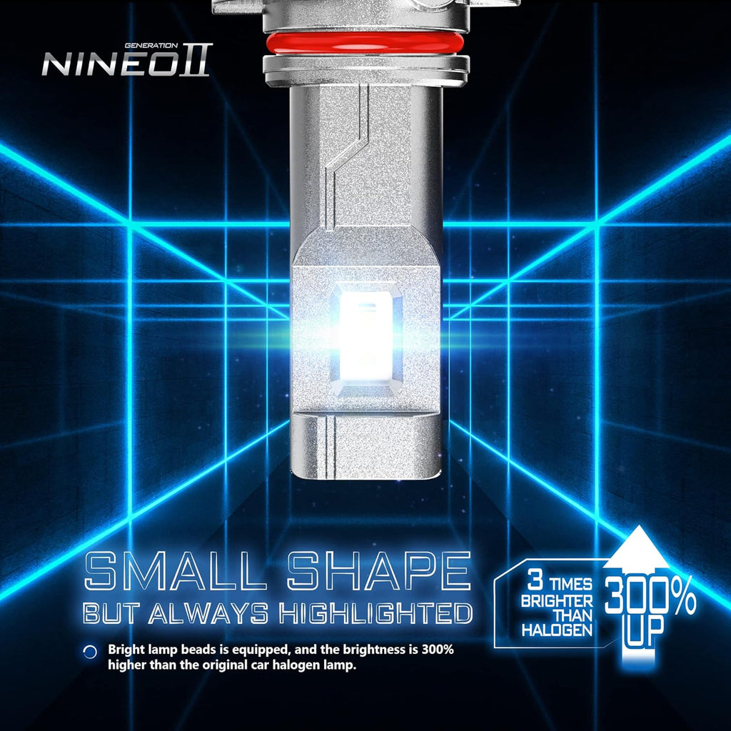 Pack of 4 Pack of 2 24000LM 6500K Cool White LED Bulbs Combo W98825