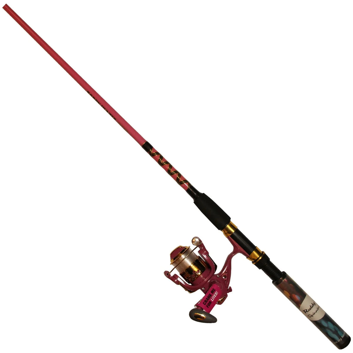 6 Ft. 6 In. 2 Piece Medium Light Pink Fishing Combo N2335
