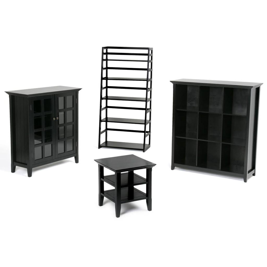 Black 9 Cube Bookcase W9573