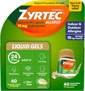 24 Hour Allergy Relief Antihistamine Capsules with Cetirizine HCl, 40 Count L229