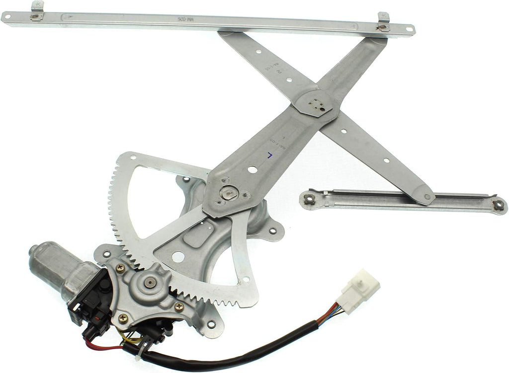 Front Window Regulator with Motor 5 Pins Driver Side Pack of 2 Y873