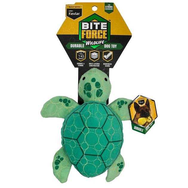 Durable Plush Turtle Dog Toy K9796
