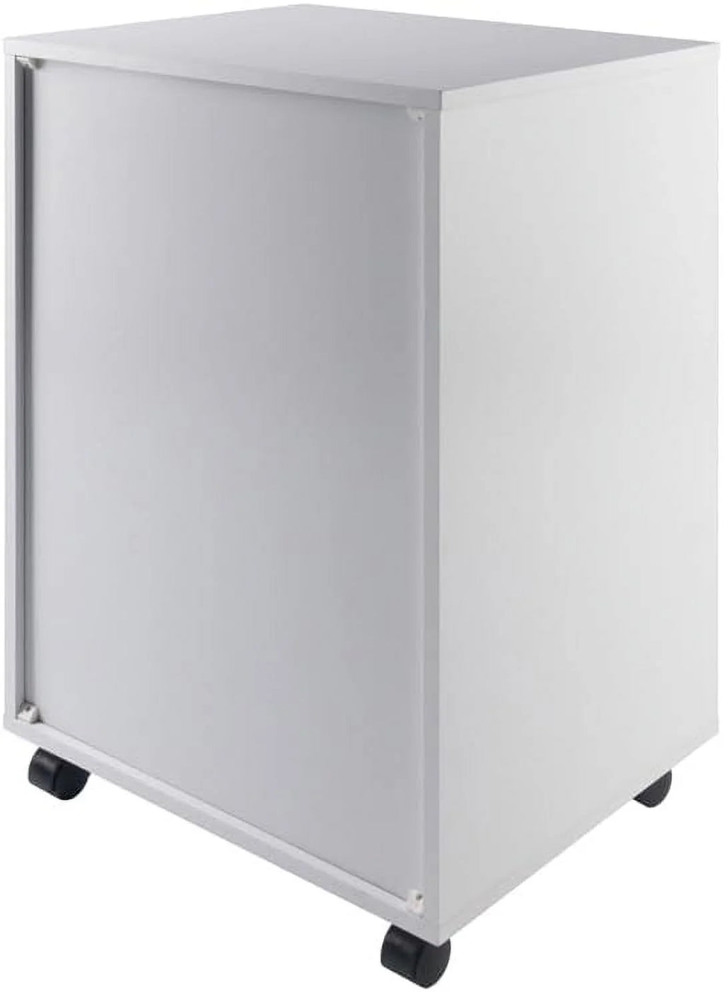 White 5 Drawer Wood File Cabinet C117