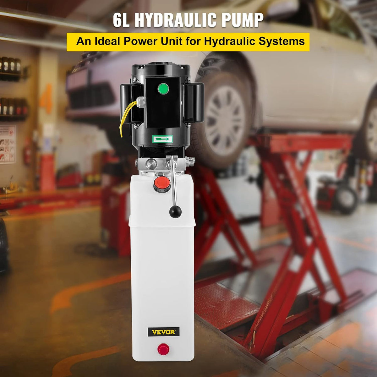 Hydraulic Power Unit 2.2KW 220V 3HP 50HZ 2750 PSI with 6L Plastic Reservoir W883491
