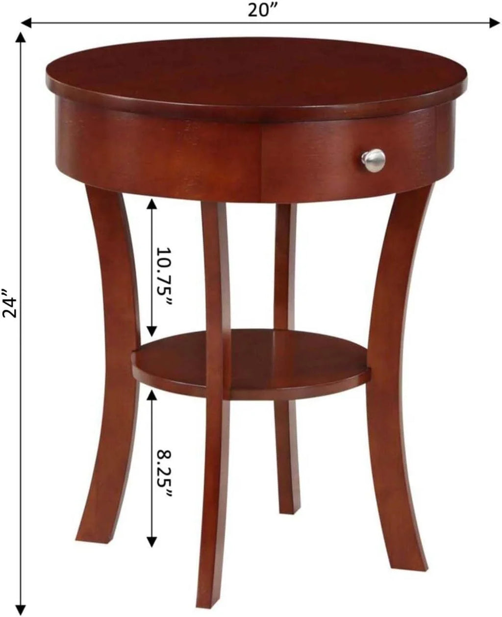 1-Drawer End Table with Shelf U724575