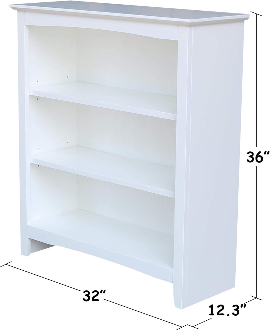 White Bookcase Y168