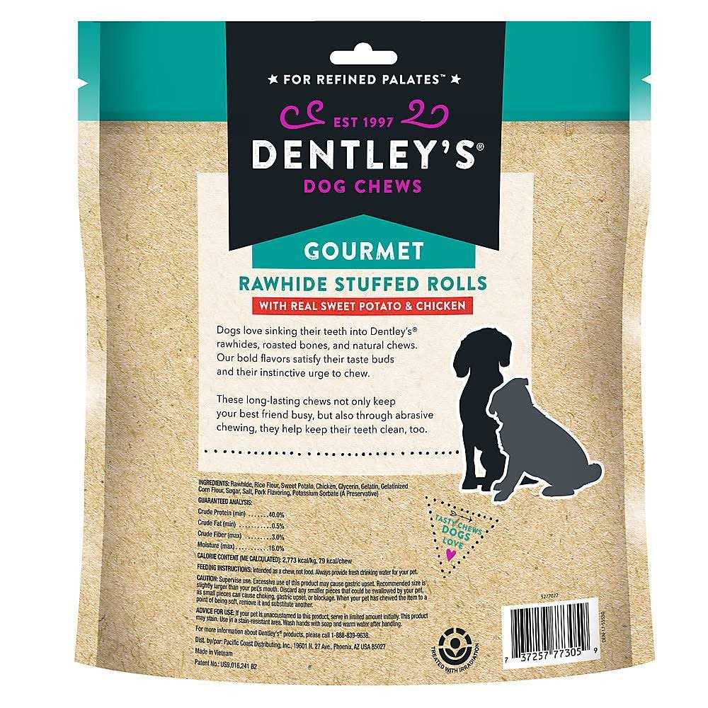 Rawhide Stuffed Rolls Dog Treats N292