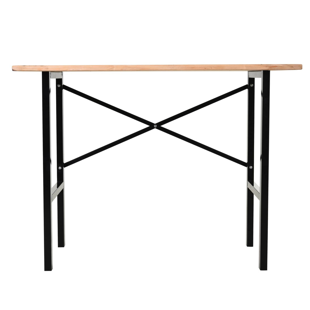 Fir Wood Work Table with X-Shape Bracket E4953
