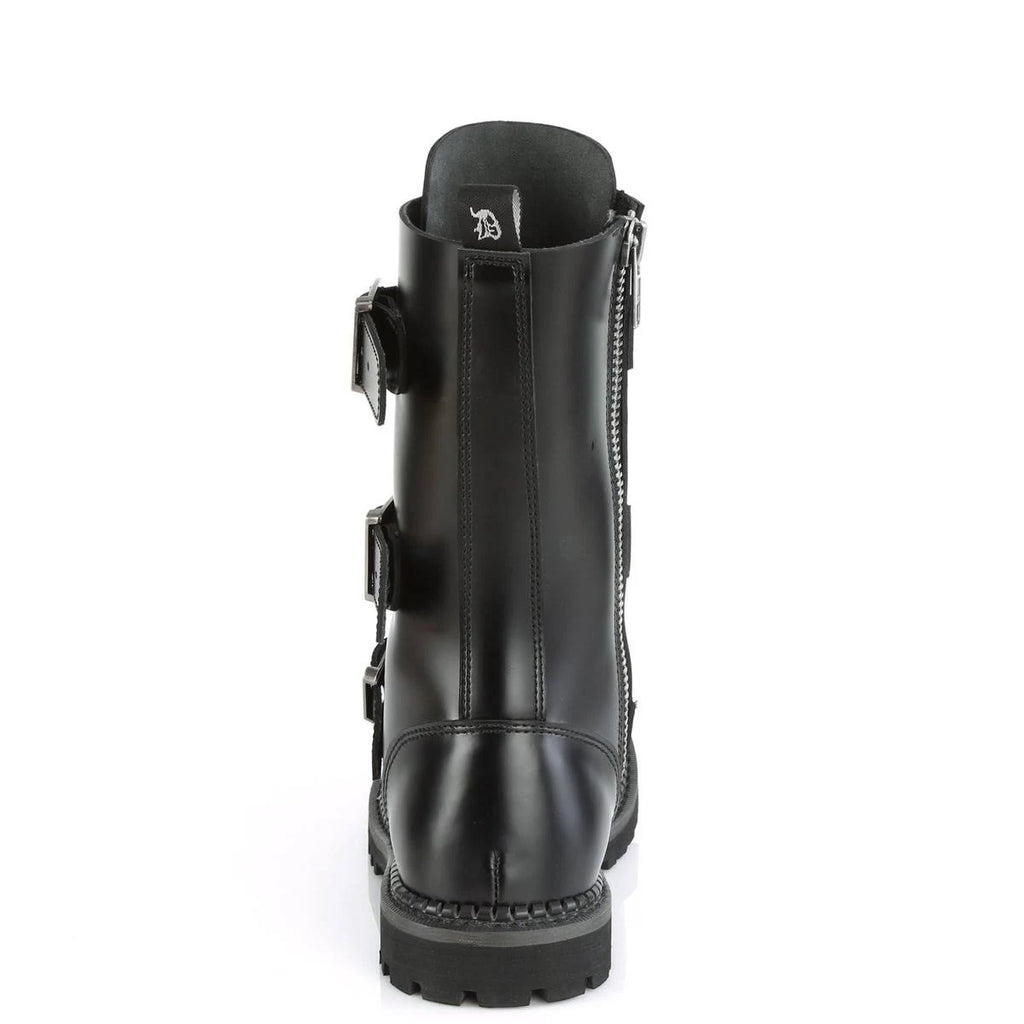 Black Leather Boots L843