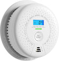 10-Year Battery Smoke and Carbon Monoxide Detector Alarm with LCD Display, Dual Sensor Q6431