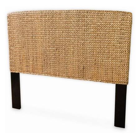 King Beige Seagrass Headboard S8323