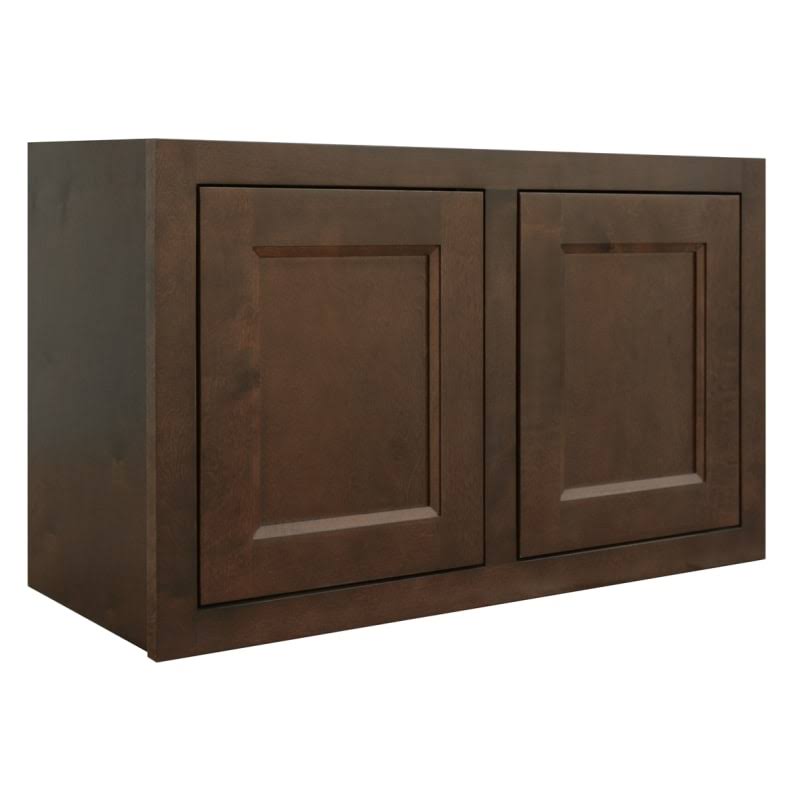 Brown Double Door Wall Cabinet T12955