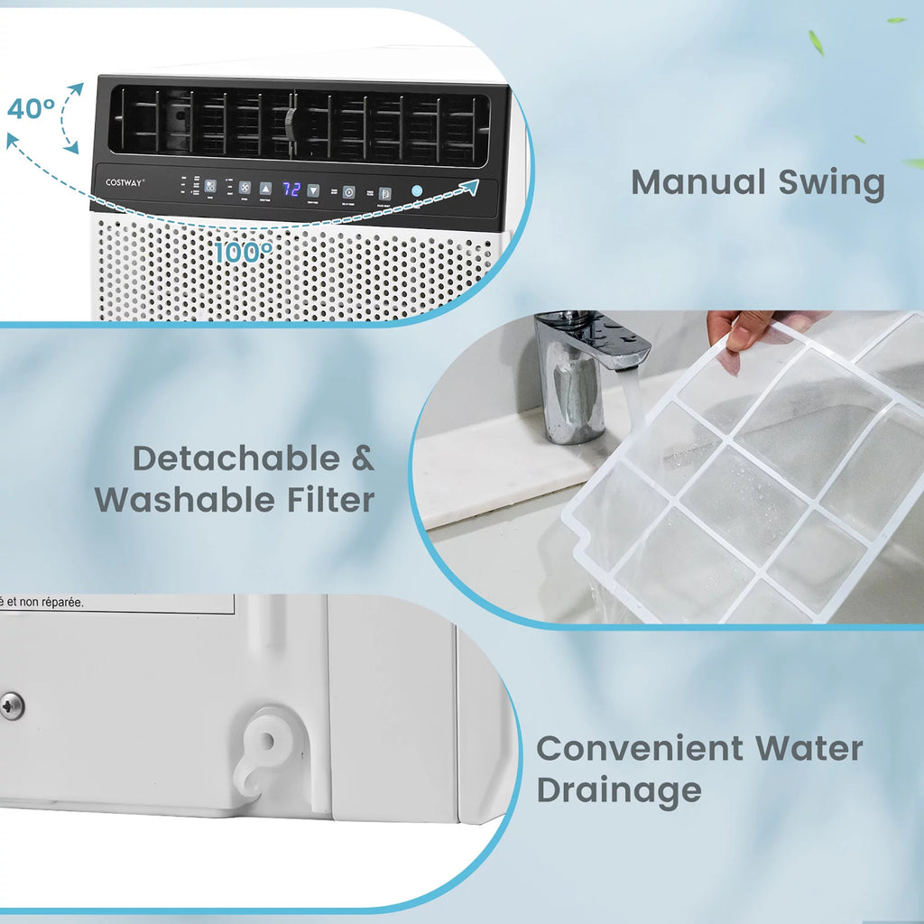 6000 BTU Window Air Conditioner with Remote O3408