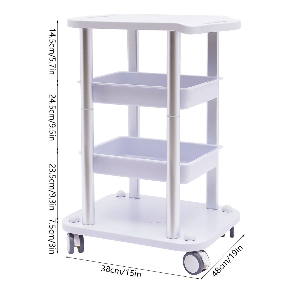 4 Layers Tray Rolling Cart with Wheels V700