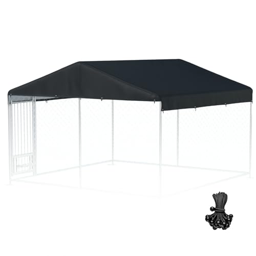 10' x 10' 600D Heavy Duty Waterproof UV Resistant Dog Kennel Cover D179297