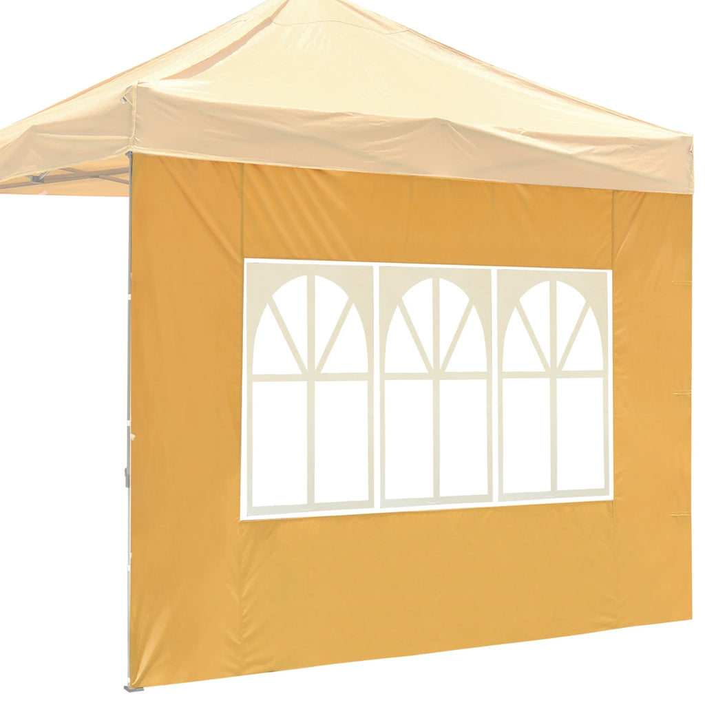 UV30+ Privacy Window Sidewall for 10x10ft Canopy Camping 2 Pieces S70444