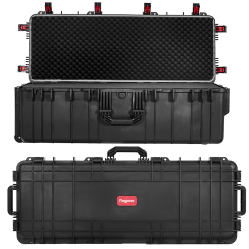Waterproof Rolling Hard Case with Foam and Wheels D82915