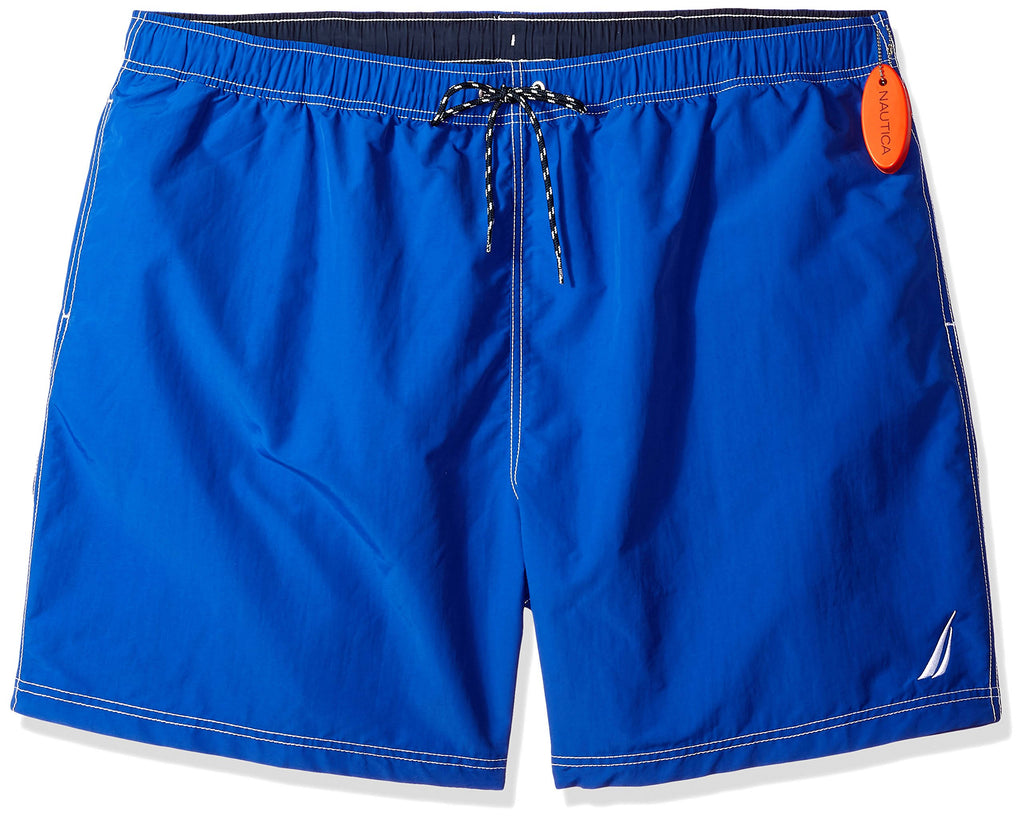 Men's Big and Tall Solid Quick Dry Swim Trunk K241