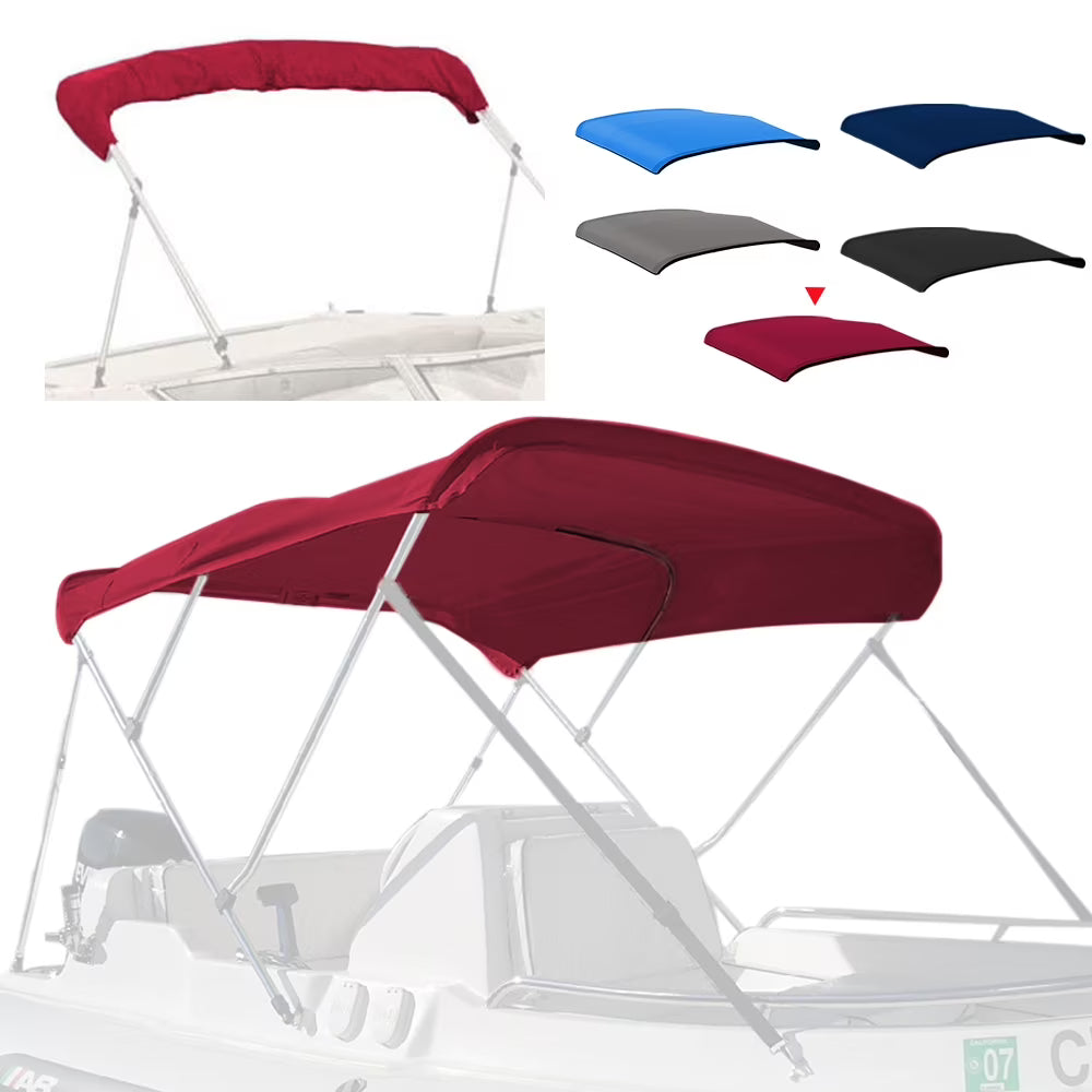 Burgundy Marine Grade Waterproof Bimini Top Replacement Cover D8999