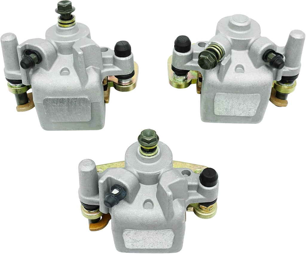 Front Left Right & Rear Brake Calipers with Pads for Can Am Outlander 330 400 500 650 850 S335825