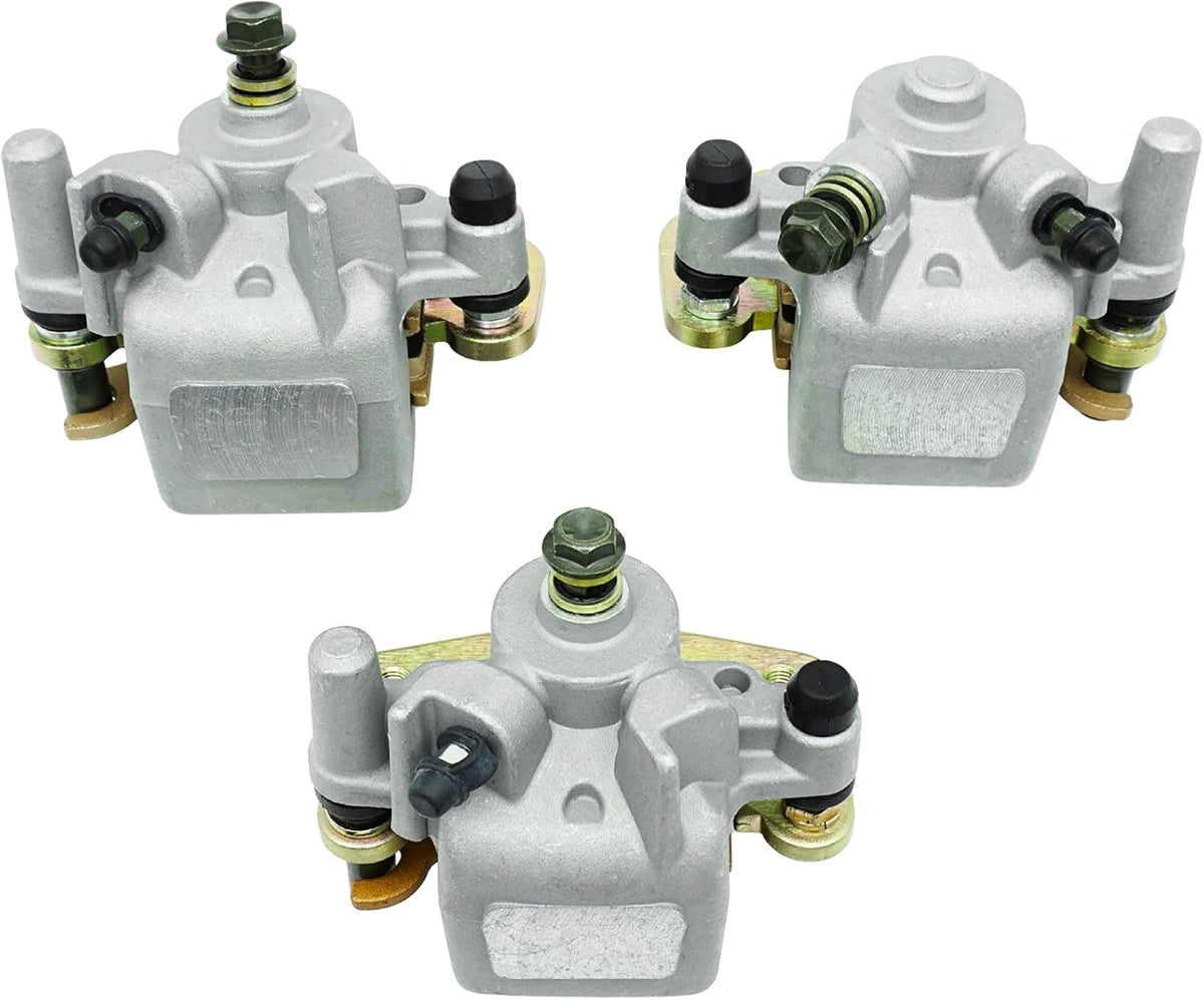 Front Left Right & Rear Brake Calipers with Pads for Can Am Outlander 330 400 500 650 850 S335825