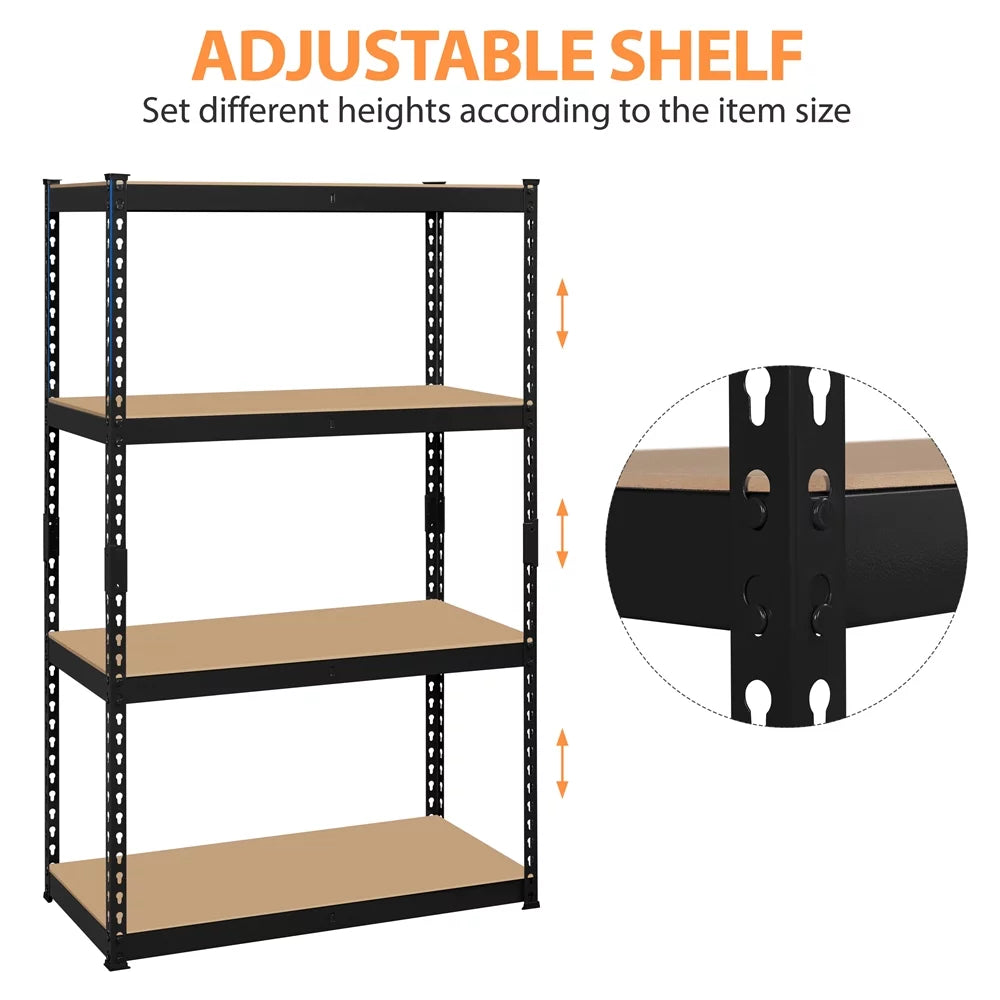 4-Tier Metal Storage Shelf Units Y11585