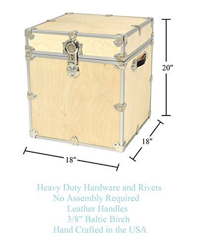 Naked Birch Storage Box Wood Trunk J924