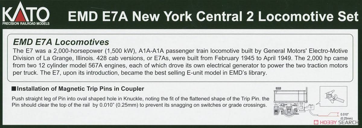 N Scale E7A 2-Car Set L74540