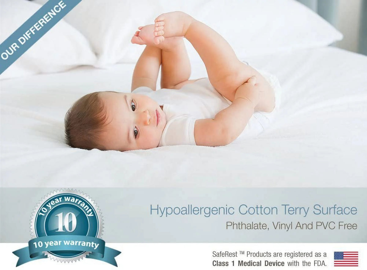 Hypoallergenic Waterproof King Mattress Protector V198