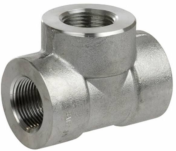 Forged 316 Stainless Steel 1 1/2 in. Tee Fitting P15967
