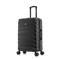 24" Hardside Lightweight Luggage with Spinner Wheels, Black T8873
