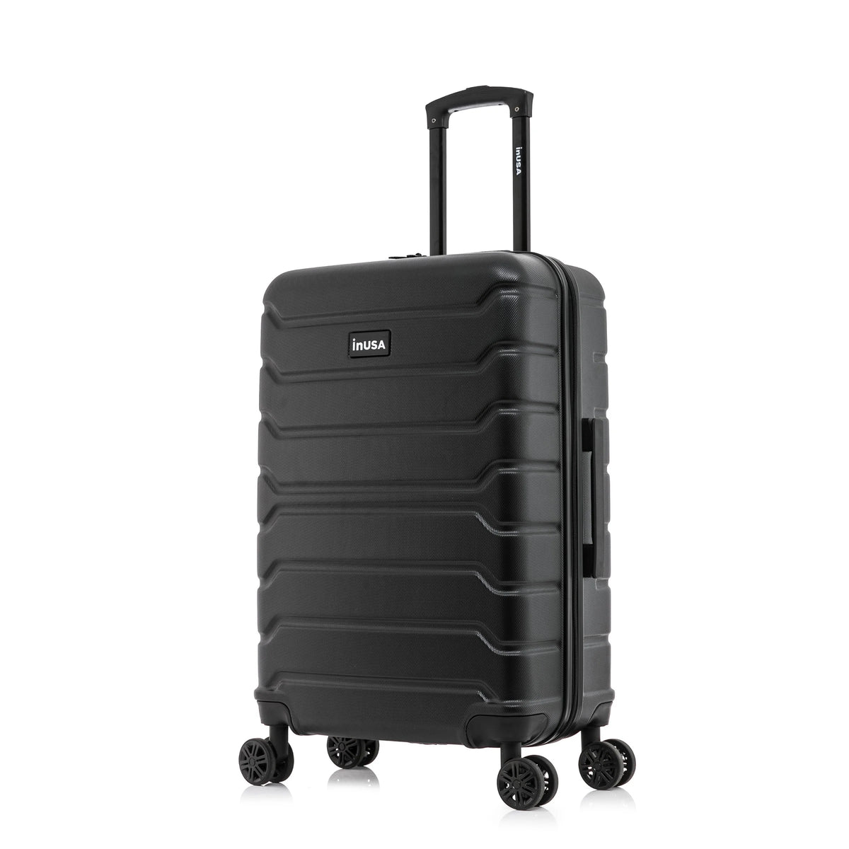 24" Hardside Lightweight Luggage with Spinner Wheels, Black T8873