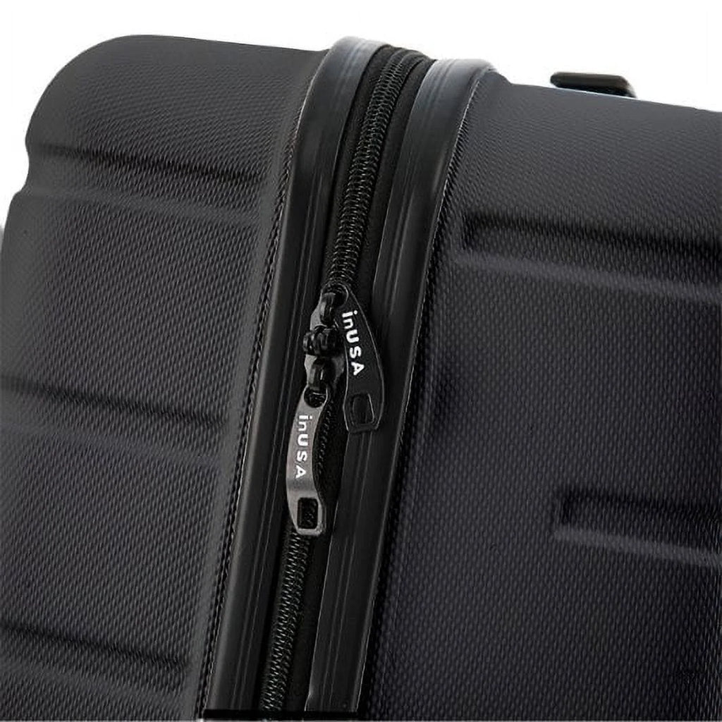 24" Hardside Lightweight Luggage with Spinner Wheels, Black T8873